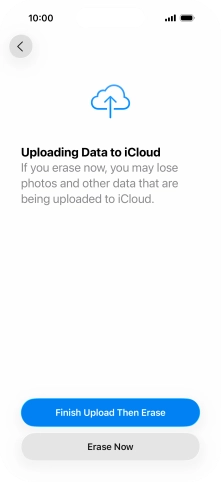 Press Erase Now. Press Erase Now.