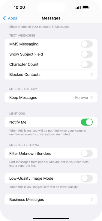 Press the indicator next to Press the indicator next to