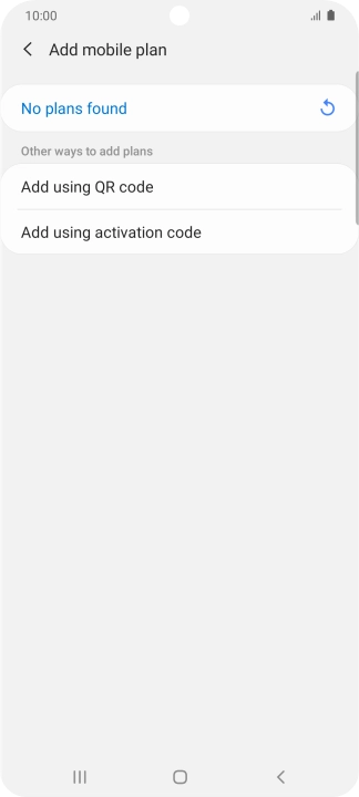 Press Add using QR code. Press Add using QR code.
