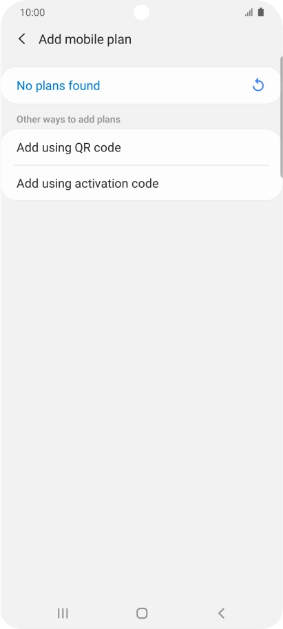 Press Add using QR code. Press Add using QR code.