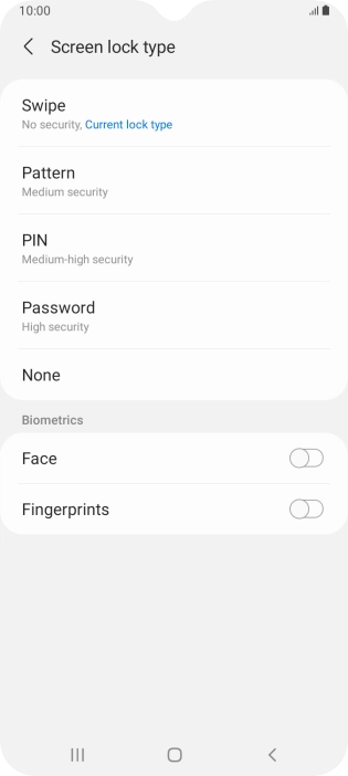 Press Fingerprints. Press Fingerprints.