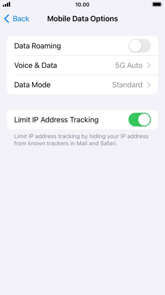 Press Voice & Data. Press Voice & Data.