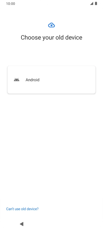 Press the required setting and follow the instructions on the screen to transfer the content from the other phone and finish the activation of your phone. Press the required setting and follow the instructions on the screen to transfer the content from the other phone and finish the activation of your phone.