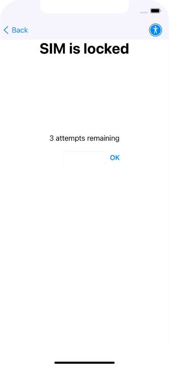 If your SIM is locked, key in your PIN and press OK. If your SIM is locked, key in your PIN and press OK.