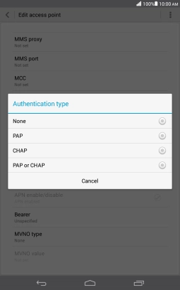 Press PAP. Press PAP.