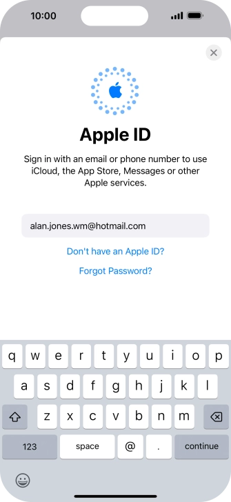 Press continue. Press continue.