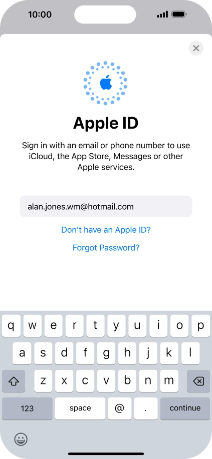Press continue. Press continue.