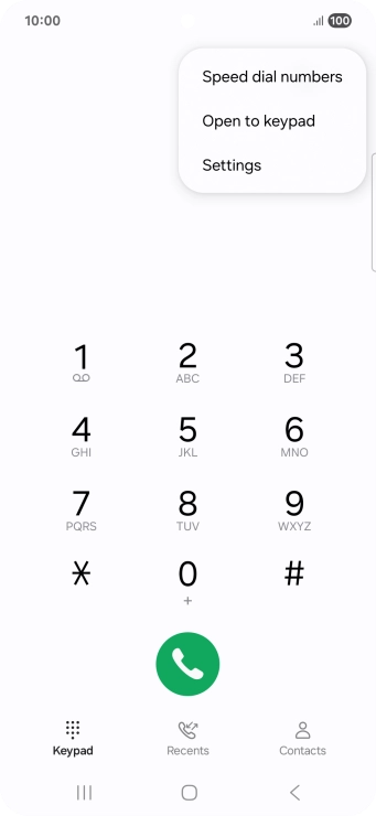 Press Settings. Press Settings.