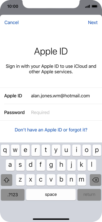 Press the field next to Press the field next to