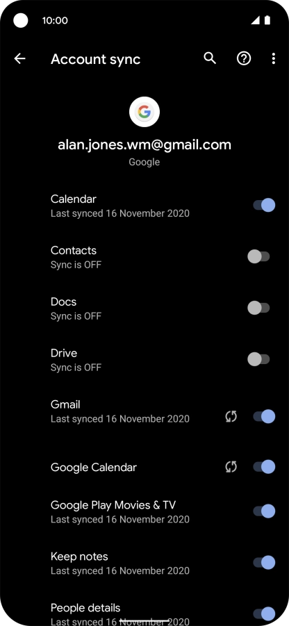 Press the indicator next to Press the indicator next to