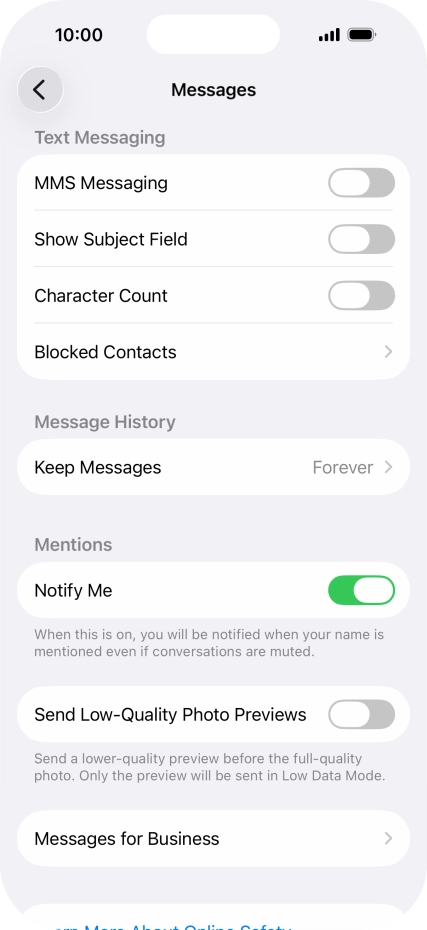Press the indicator next to Press the indicator next to