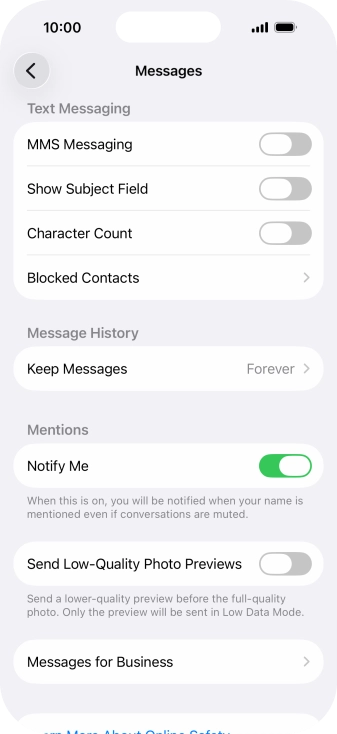 Press the indicator next to Press the indicator next to