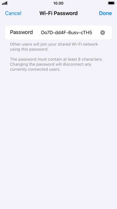 Press Done. Press Done.