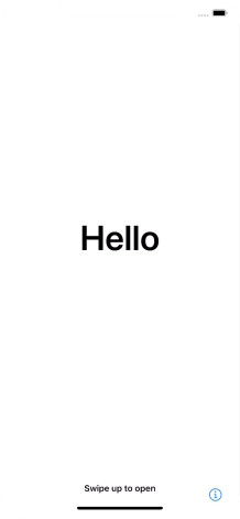 Slide your finger upwards starting from the bottom of the screen. Slide your finger upwards starting from the bottom of the screen.