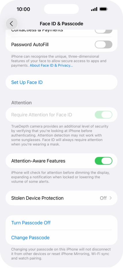 Press Turn Passcode Off and key in the phone lock code. Press Turn Passcode Off and key in the phone lock code.