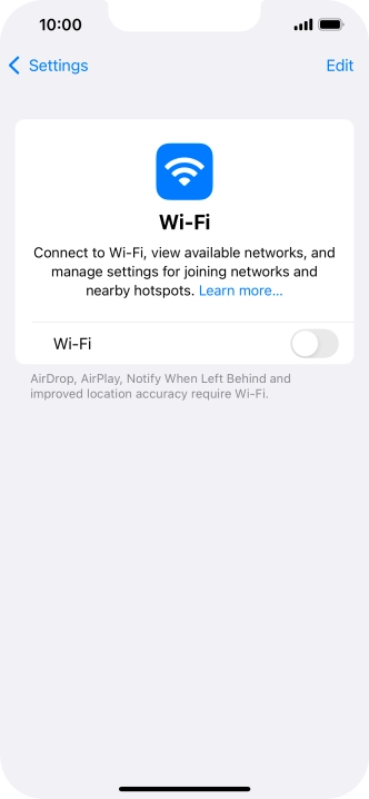 Press the indicator next to Press the indicator next to