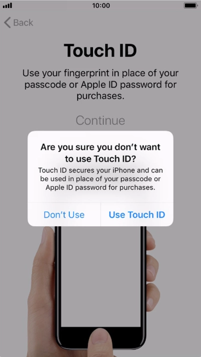 If you turn off the function, press Don't Use. If you turn off the function, press Don't Use.