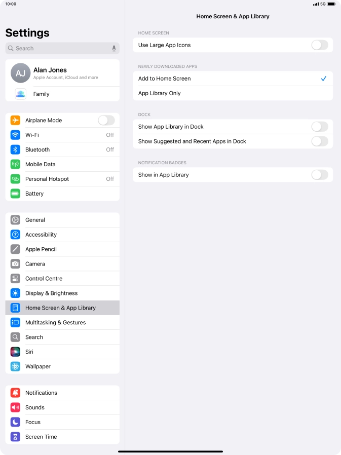 To add new downloaded apps to both the home screen and App Library, press Add to Home Screen. To add new downloaded apps to both the home screen and App Library, press Add to Home Screen.