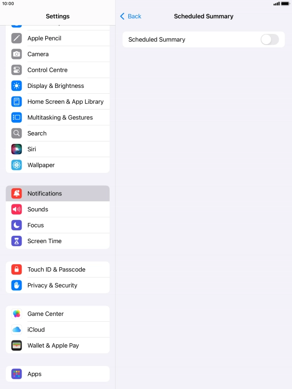 Press the indicator next to Press the indicator next to