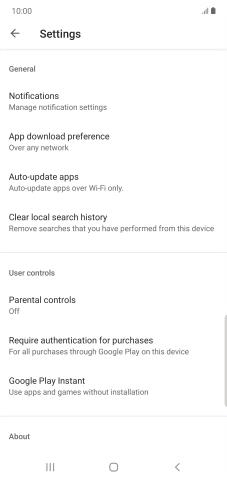 Press Auto-update apps. Press Auto-update apps.
