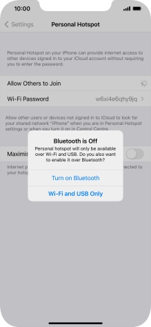 If Wi-Fi is turned on, press Wi-Fi and USB Only. If Wi-Fi is turned on, press Wi-Fi and USB Only.