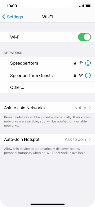 Press the required Wi-Fi network and key in the password for the Wi-Fi network. Press the required Wi-Fi network and key in the password for the Wi-Fi network.