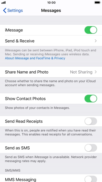 Press the indicator next to Press the indicator next to