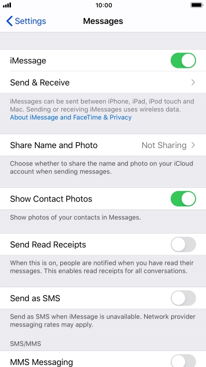 Press the indicator next to Press the indicator next to