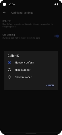 Press Show number to turn on caller identification. Press Show number to turn on caller identification.