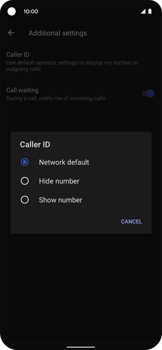 Press Show number to turn on caller identification. Press Show number to turn on caller identification.