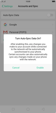 Press Enable to turn on the function. Press Enable to turn on the function.