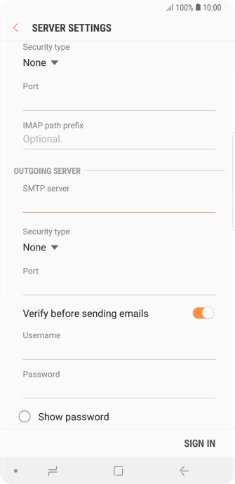 Press the drop down list below Press the drop down list below