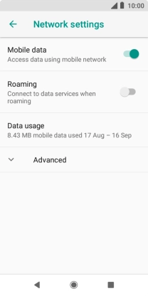 Press Advanced. Press Advanced.