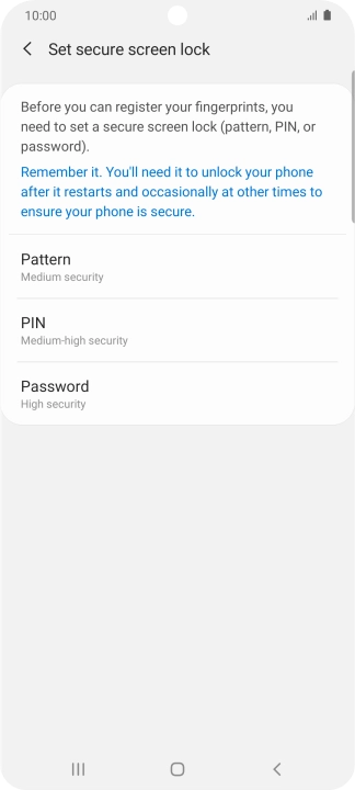 Press the required phone lock code and follow the instructions on the screen to create an additional phone lock code. Press the required phone lock code and follow the instructions on the screen to create an additional phone lock code.