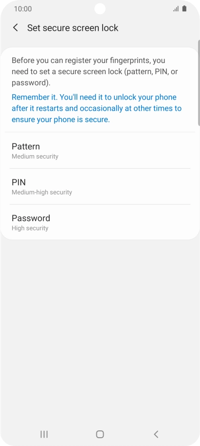 Press the required phone lock code and follow the instructions on the screen to create an additional phone lock code. Press the required phone lock code and follow the instructions on the screen to create an additional phone lock code.