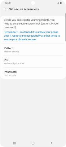 Press the required phone lock code and follow the instructions on the screen to create an additional phone lock code. Press the required phone lock code and follow the instructions on the screen to create an additional phone lock code.