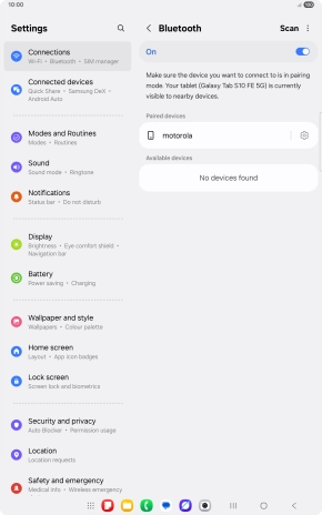 Press the Home key to return to the home screen. Press the Home key to return to the home screen.