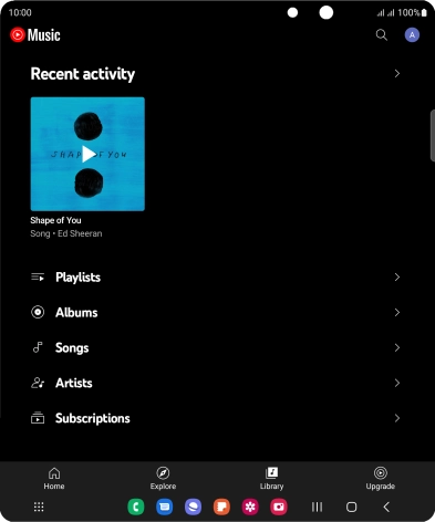 Press the required category and go to the required audio file. Press the required category and go to the required audio file.