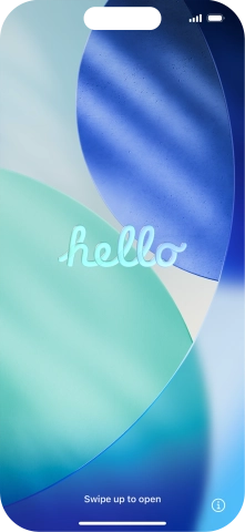 Slide your finger upwards starting from the bottom of the screen. Slide your finger upwards starting from the bottom of the screen.