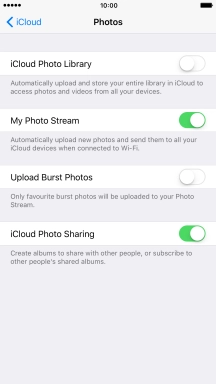 Press the indicator next to Press the indicator next to