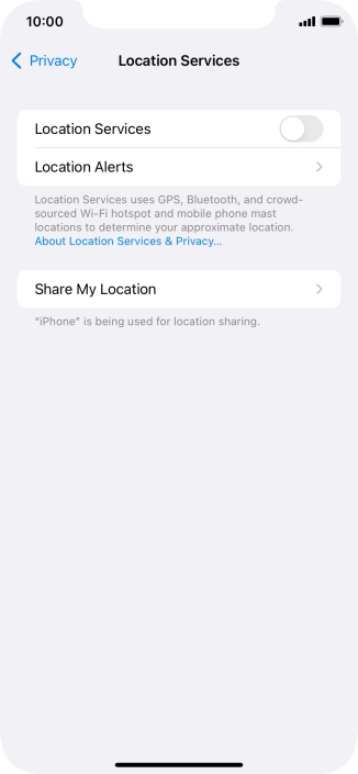 Press the indicator next to Press the indicator next to
