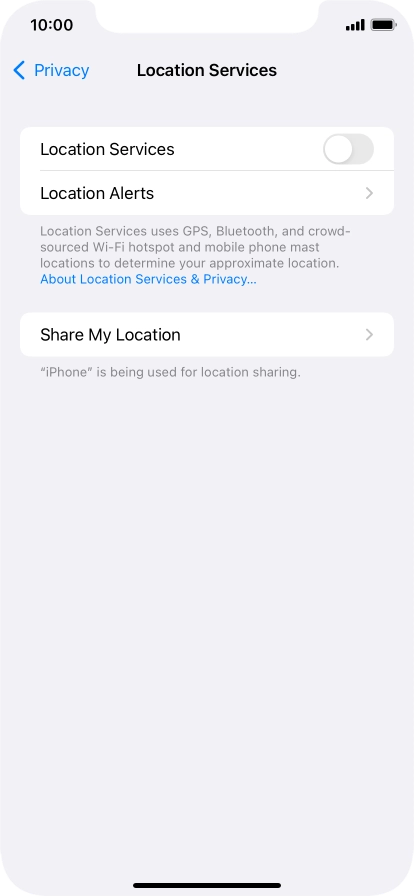Press the indicator next to Press the indicator next to