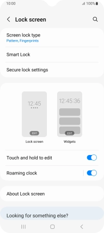 Press Screen lock type and key in the additional phone lock code you created earlier. Press Screen lock type and key in the additional phone lock code you created earlier.