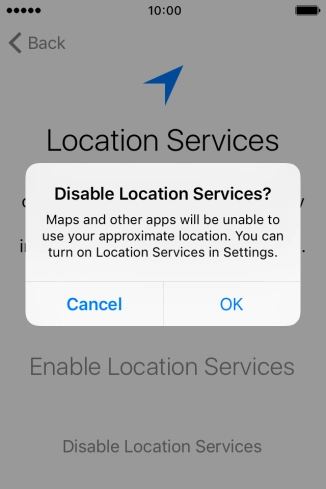 If you turn off the function, press OK. If you turn off the function, press OK.