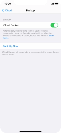 Press Back Up Now and wait while the phone memory is backed up. Press Back Up Now and wait while the phone memory is backed up.