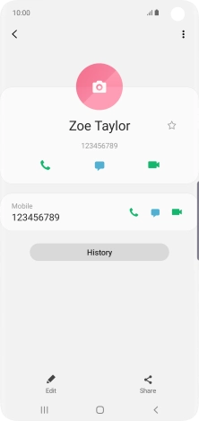 Press the Home key to return to the home screen. Press the Home key to return to the home screen.