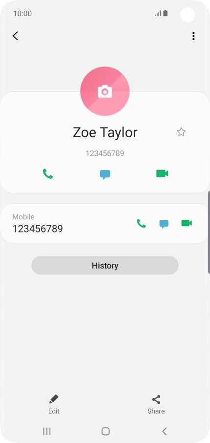 Press the Home key to return to the home screen. Press the Home key to return to the home screen.