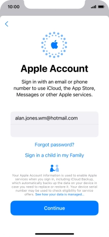 Press Continue. Press Continue.