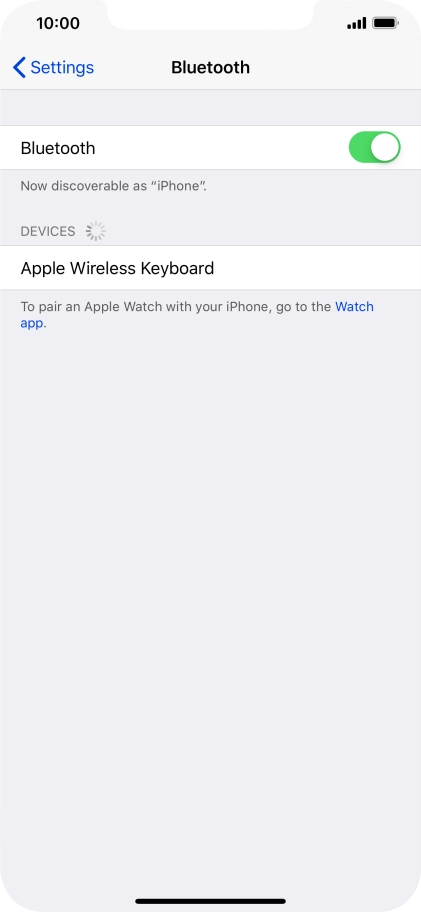 Press the required Bluetooth device and follow the instructions on the screen to pair the device with your phone. Press the required Bluetooth device and follow the instructions on the screen to pair the device with your phone.