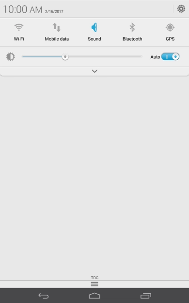 Press the settings icon. Press the settings icon.